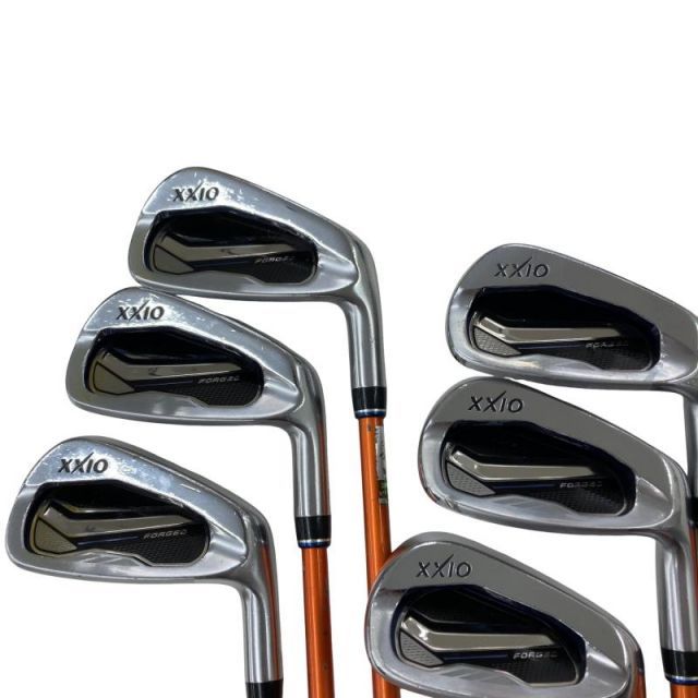 【中古】 ダンロップ XXIO FORGED(2017) 6S(オレンジ) アイアンセット IR Miyazaki Kaula 8 for IRON (フレックスSR) メンズ 男性用 右利き 右用 Dランク ゴルフクラブ