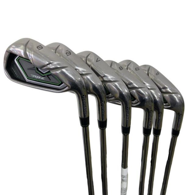 【中古】 テーラーメイド RBZ 6S USA アイアンセット IR RBZ スチール (フレックスS) メンズ 男性用 右利き 右用 Cランク ゴルフクラブ