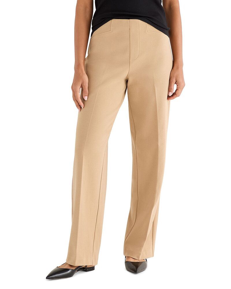 ニックプラスゾーイ レディース ボトムス カジュアルパンツ ワイドレッグ NICZOE Lenox Wide Leg Stretch Twill Pants Jute