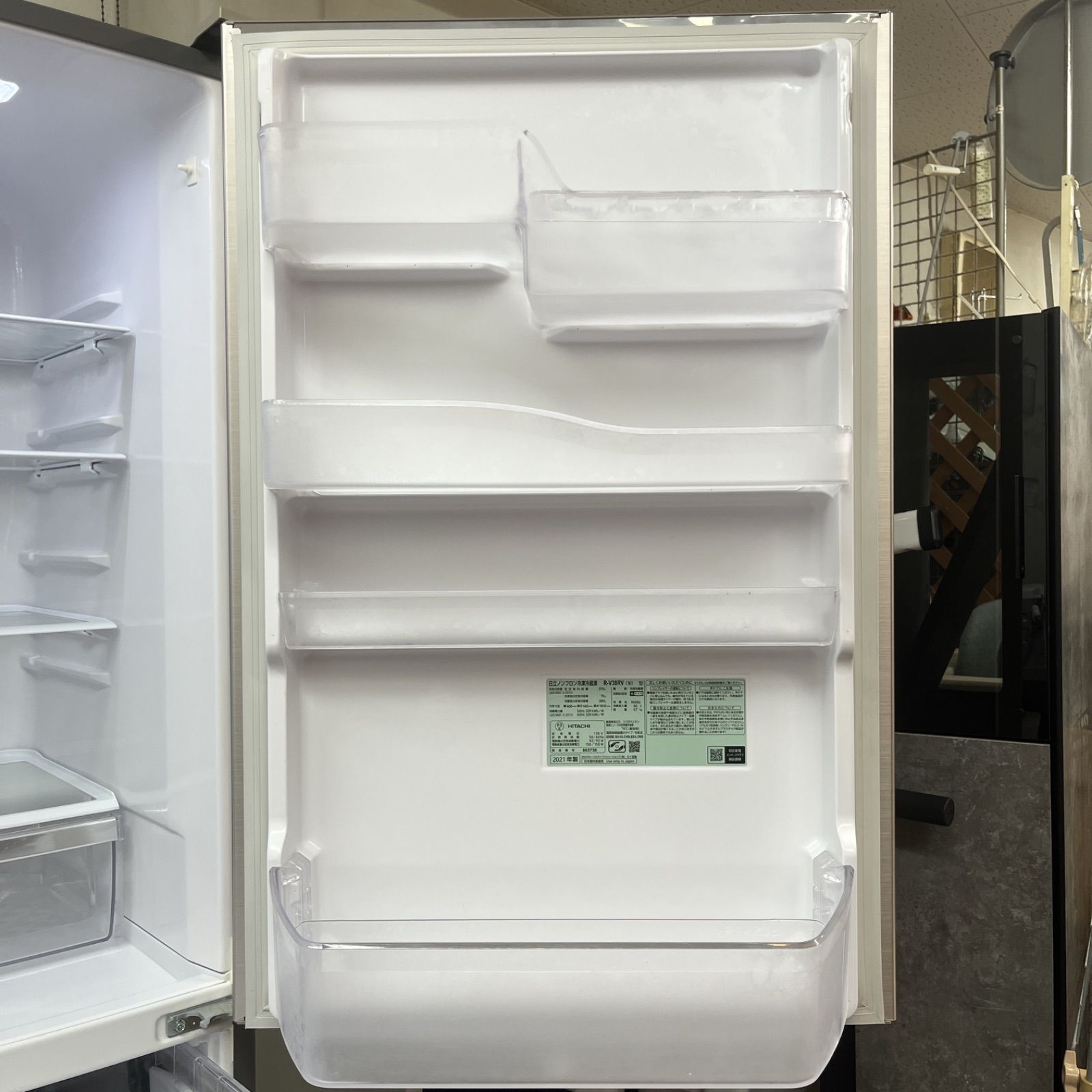 名古屋市近郊配送設置無料】R620☀️ 日立｜HITACHI 冷蔵庫 R-V38RV 