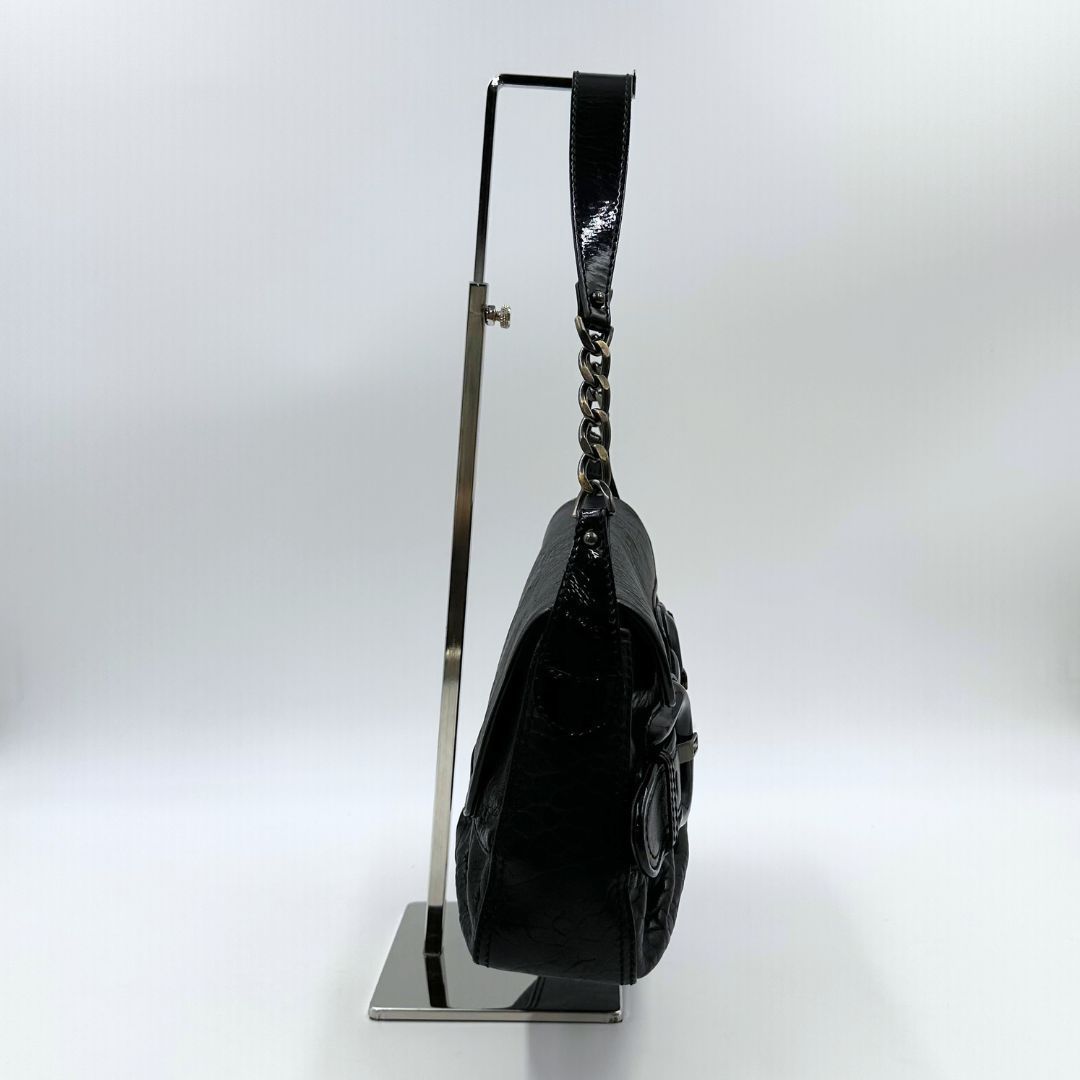 美品】Fendi レザー ベルト チェーン ショルダーバッグ - メルカリ