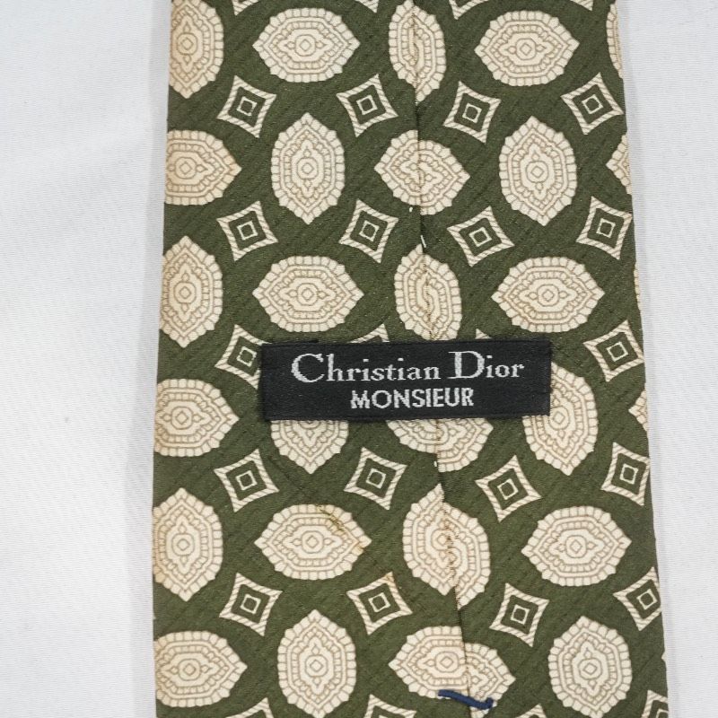 Christian Dior MONSIEUR ディオール ネクタイ シルク 総柄 小紋柄