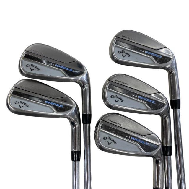 【中古】 キャロウェイ PARADYM Ai SMOKE 5S アイアンセット IR NS PRO ZELOS 7 (フレックスS) メンズ 男性用 右利き 右用 Cランク ゴルフクラブ 44,067円