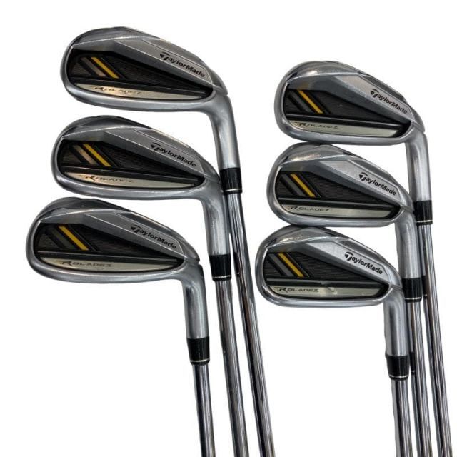 【中古】 テーラーメイド ROCKET BLADEZ 6S USA アイアンセット IR ROCKET FUEL 85 STEEL (フレックスR) メンズ 男性用 右利き 右用 Cランク ゴルフクラブ