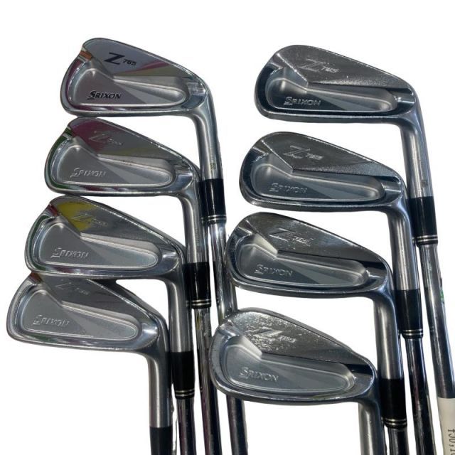 【中古】 ダンロップ SRIXON Z765 8S アイアンセット IR Dynamic Gold TOUR ISSUE Design Tuning(赤) (フレックスS) メンズ 男性用 右利き 右用 Cランク ゴルフクラブ