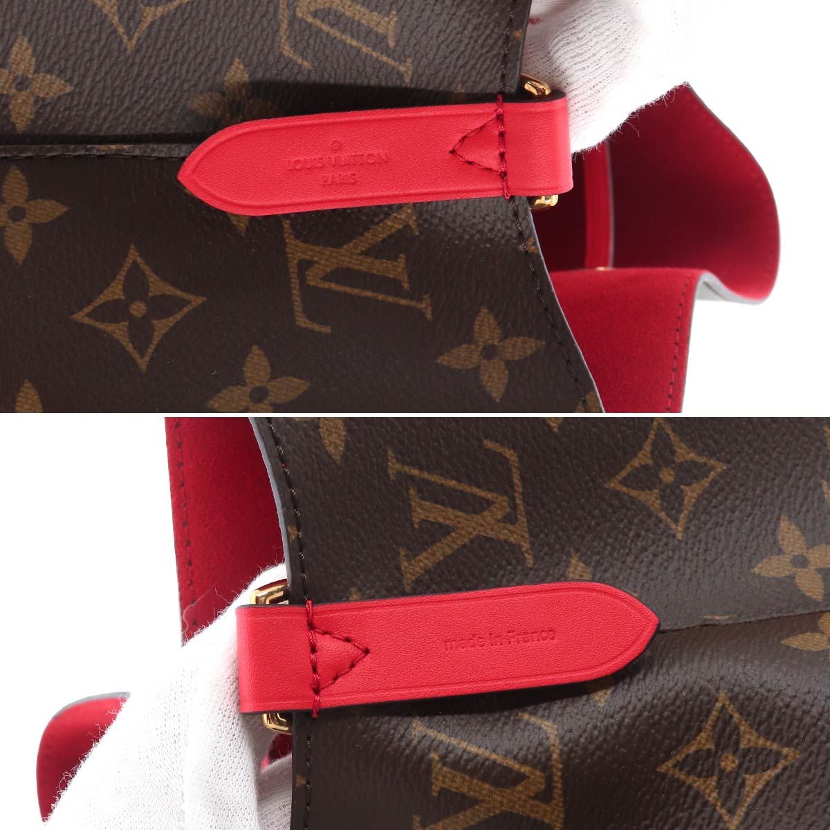 ヴィトン☆ネオノエ/モノグラム×コクリコ/2wayバッグ/赤 新品同様 ルイ ヴィトン LOUIS VUITTON モノグラム ネオノエ