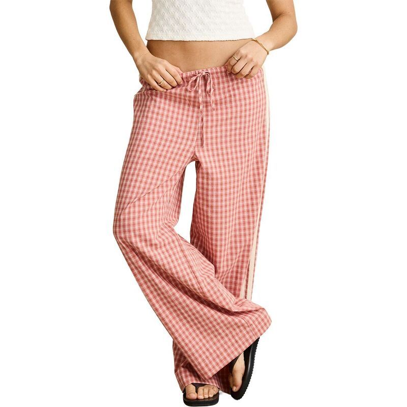 リズム レディース ボトムス カジュアルパンツ Rhythm Kirra Check Pant Womens Pink ピンク