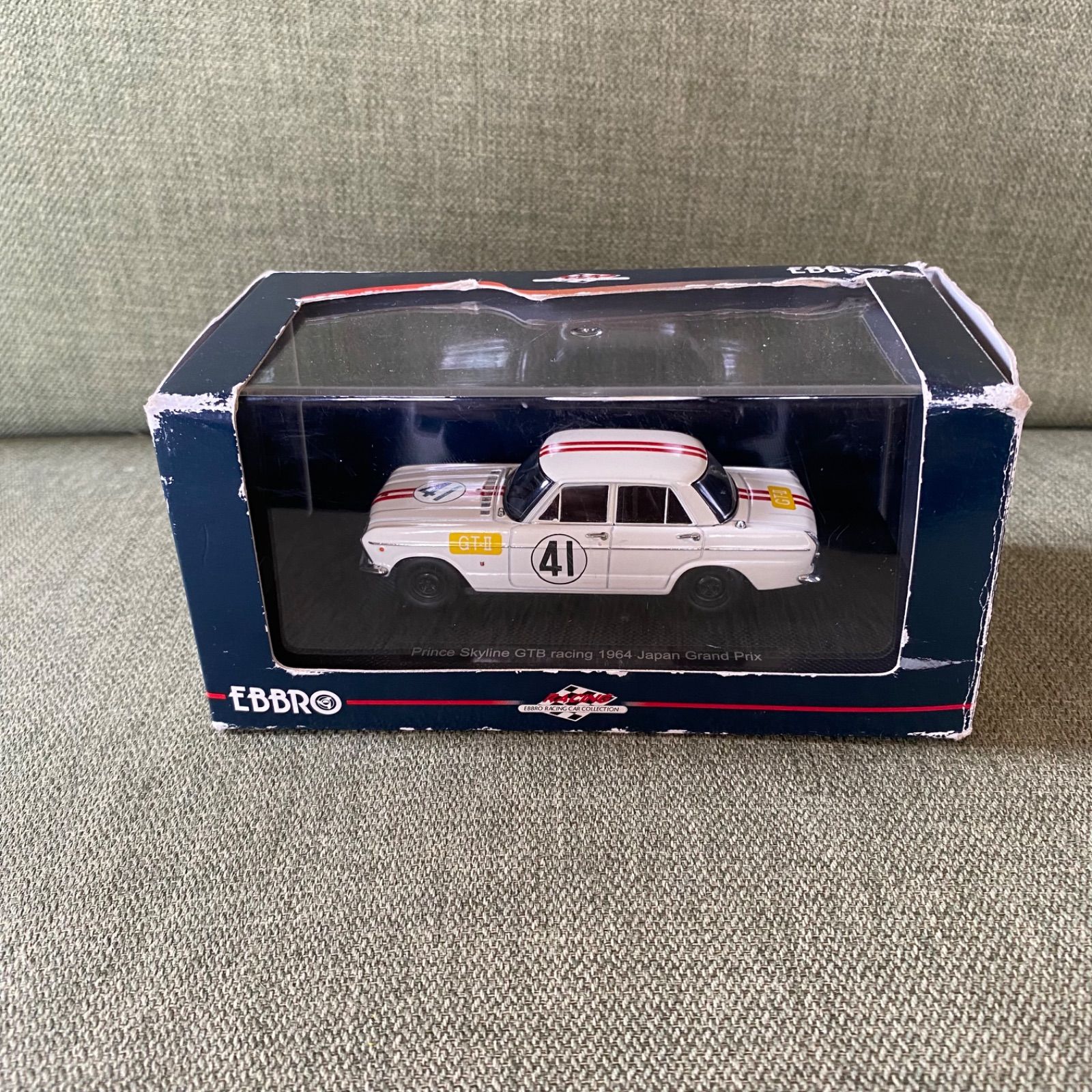 EBBRO Prince Skyline GTB racing 1964 Japan Grand Prix 1/43 ダイ