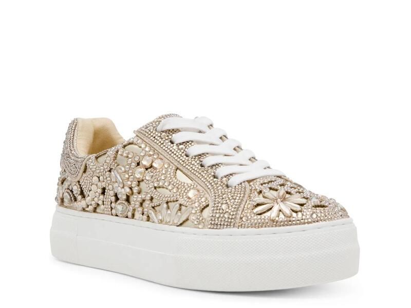 ベッツィジョンソン レディース シューズ スニーカー プラットフォーム Betsey JohnsonReily Platform Sneaker Gold Metallic ゴールド