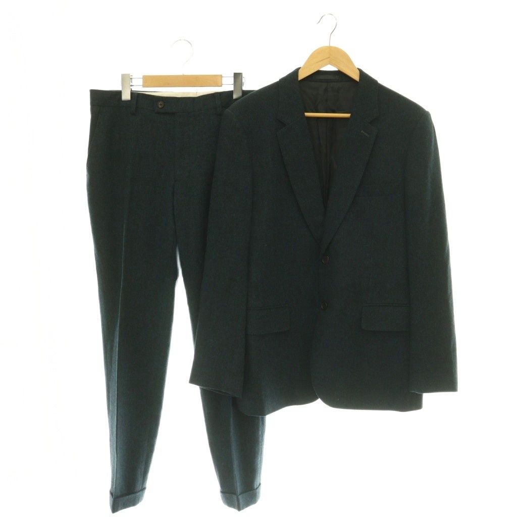 ポールスミス PAUL SMITH セットアップ テーラードジャケット パンツ 総裏地 ウール L2 XL ネイビー /CX ■GY22