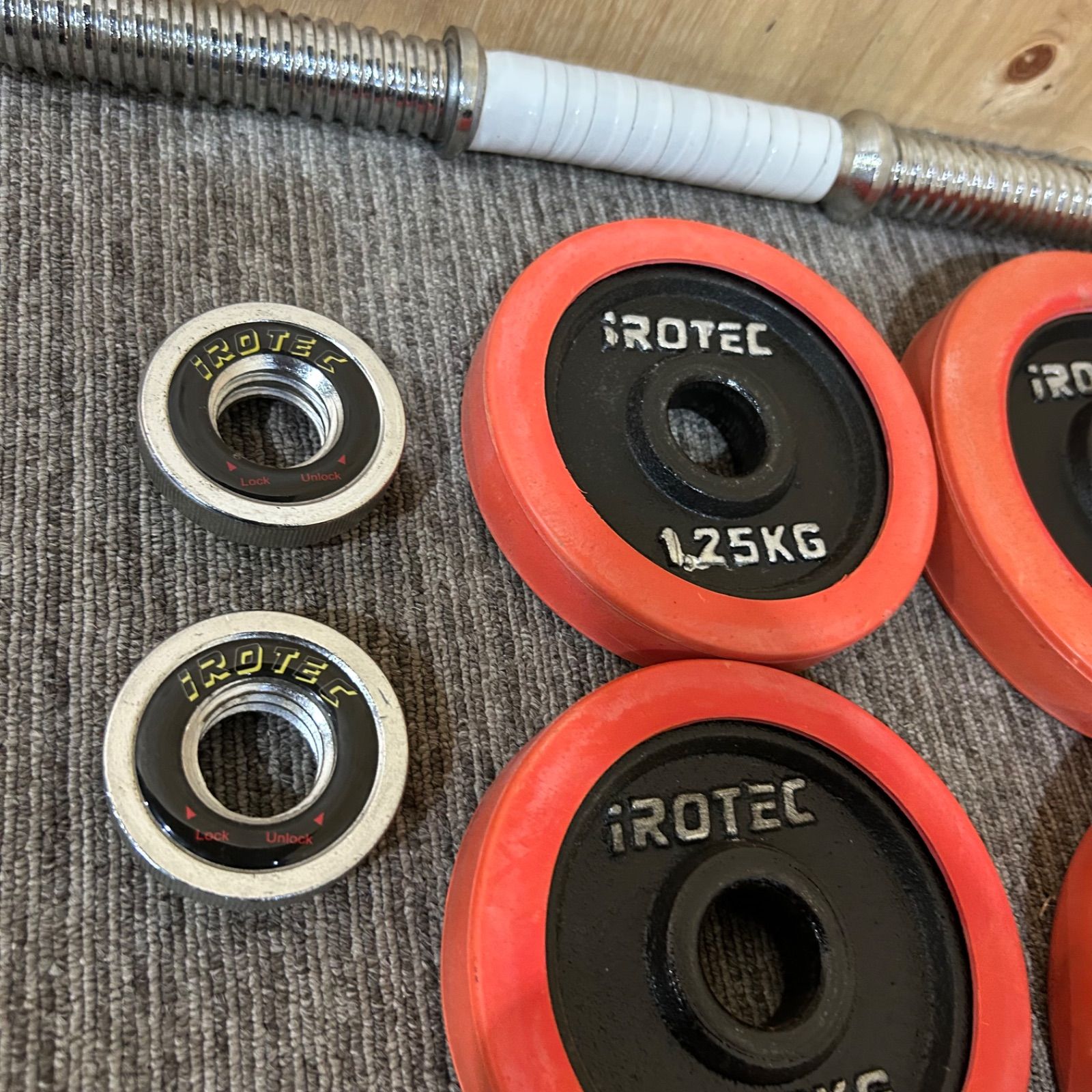 SGM】IROTEC ダンベルセット 2,5×2 1,25×2 - メルカリ