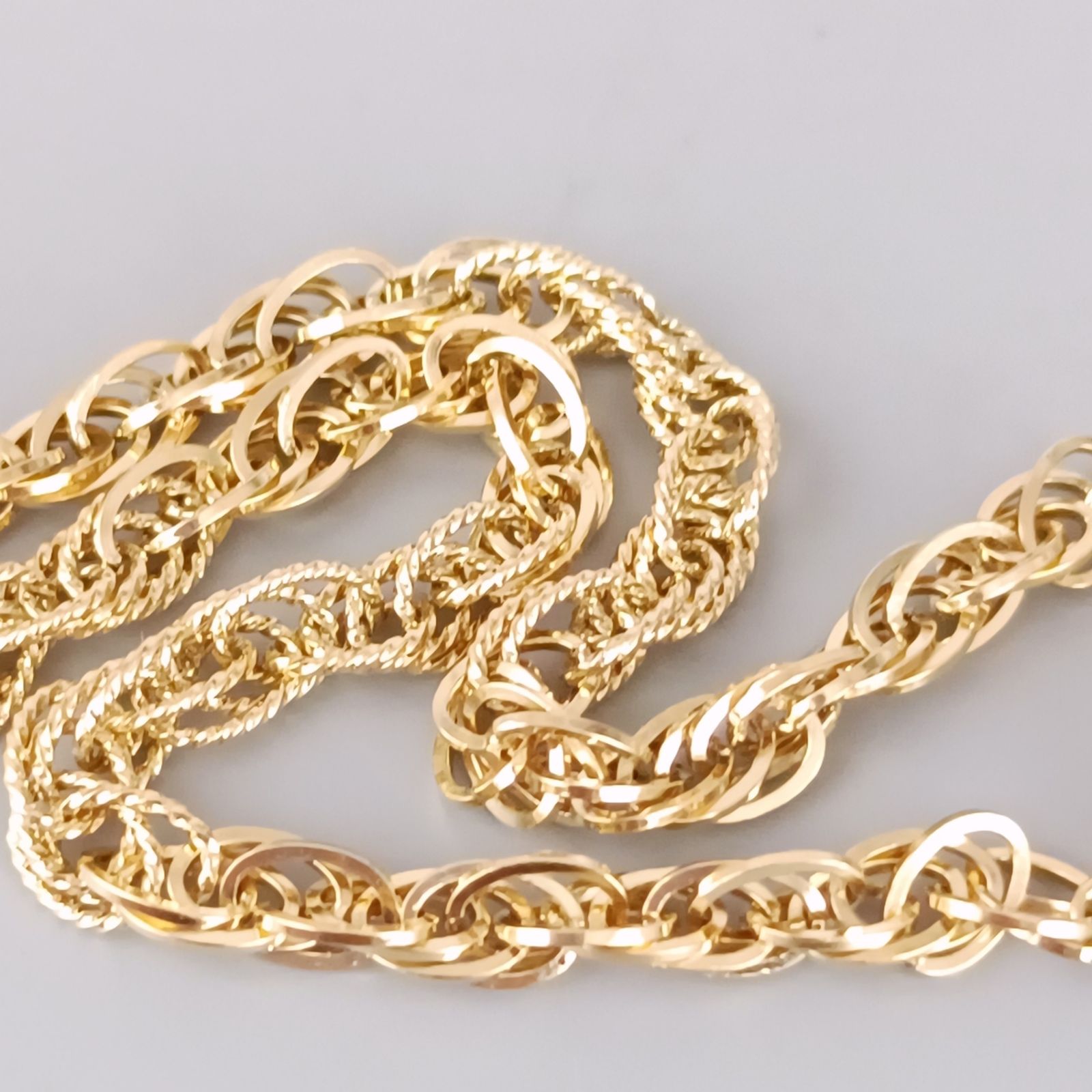 ジュエリーマキ ブレスレット 18K 18金 K18 ジュエリーマキ デザインブレスレット 男女兼用 5.61g 18