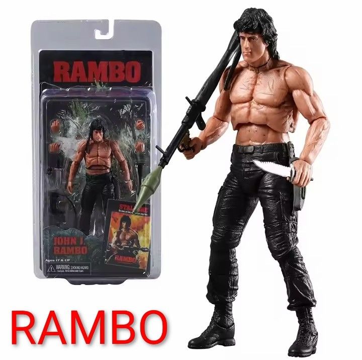 ☆未使用 ランボー アクション フィギュア 約16cm RAMBO シルベスター