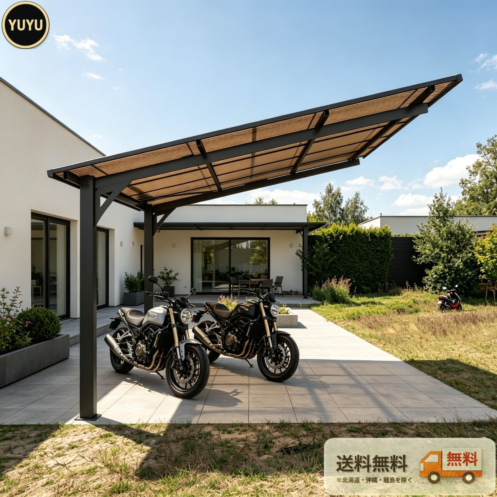 テラス屋根 ベランダ 屋根 ひさし大型 重量型 幅302*奥行き300*高253 テラス屋根 ベランダ 屋根 ひさし大型 重量型 バルコニー 雨よけ
