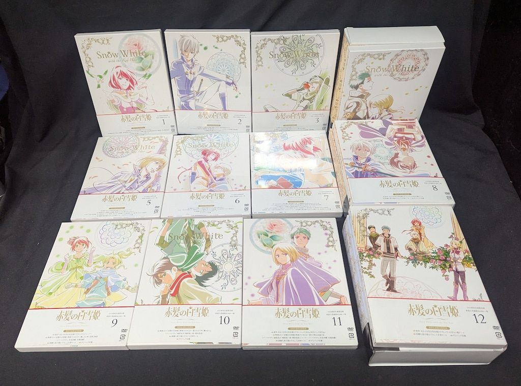 アニメDVD あきづき空太 【初回限定版】赤髪の白雪姫 全12巻 セット