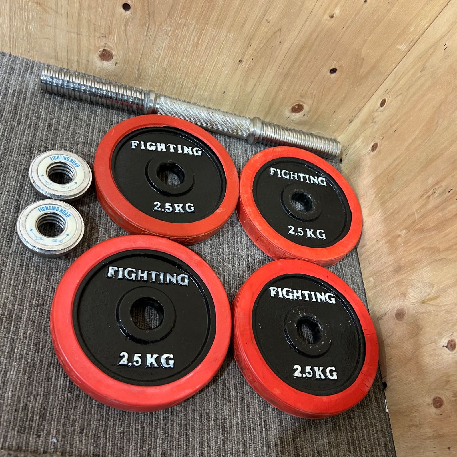SGM】FightingRoad ダンベルセット 2,5×4 - メルカリ