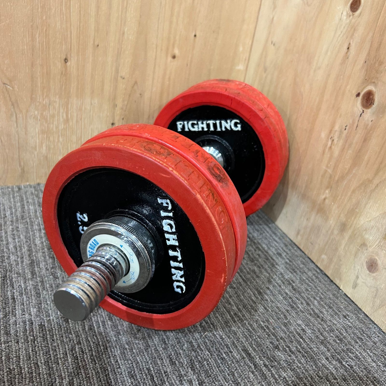 FIGHTING ROAD ダンベルセット SGM】FightingRoad ダンベルセット 2,5×4 - メルカリ