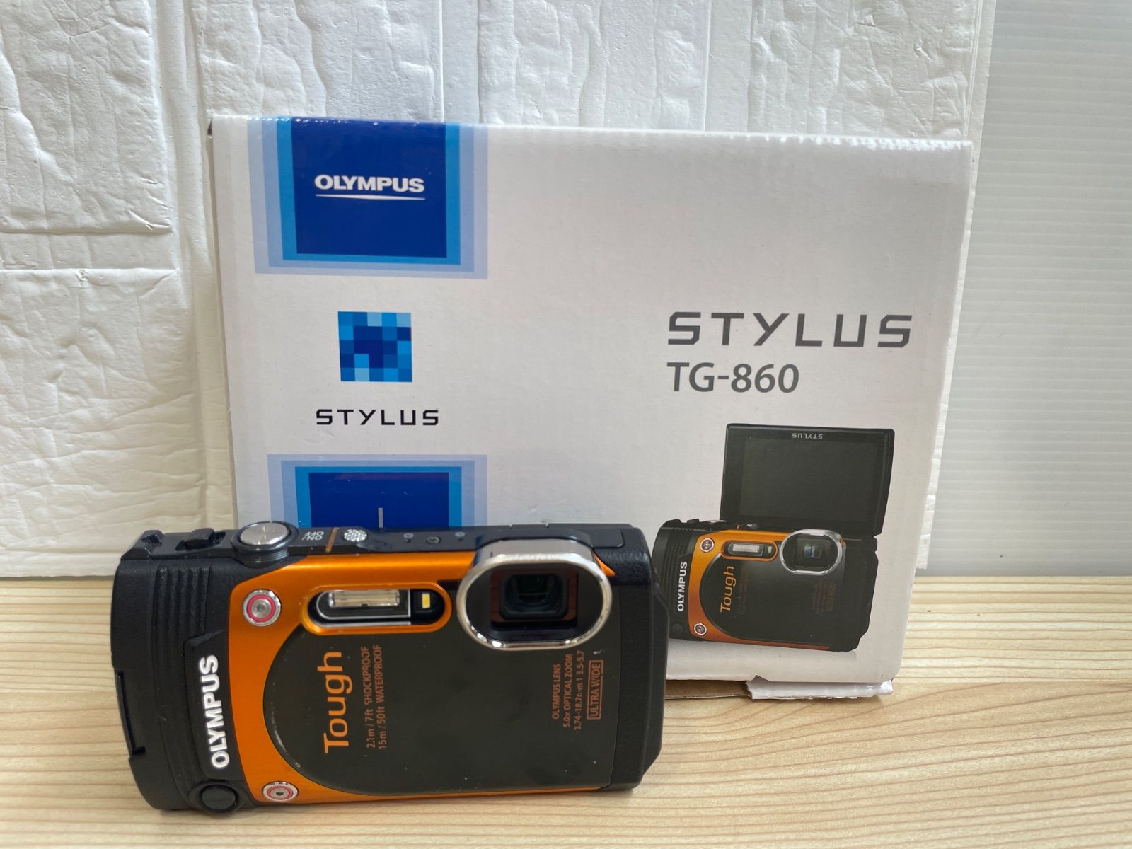 動作未確認】OLYMPUS STYLUS tough TG-860 箱有 - メルカリ