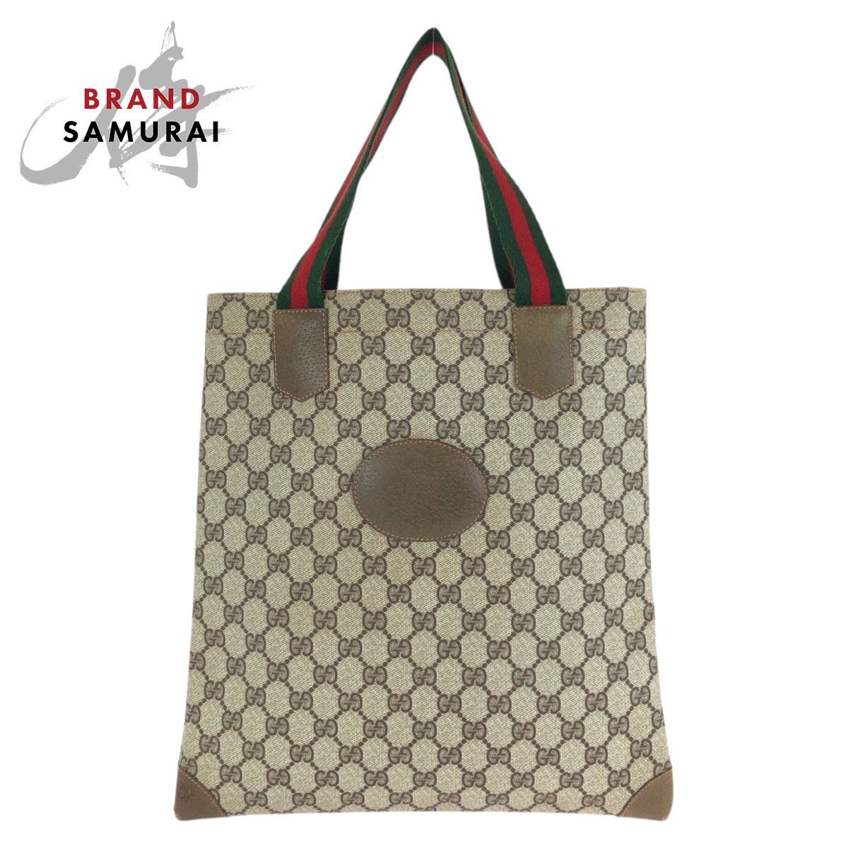 美品 GUCCI グッチ オールドグッチ シェリーライン ベージュ ブラウン