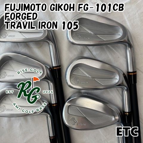 【中古】アイアンセット 藤本技工 FUJIMOTO GIKOH FG-101CB FORGED◆TRAVIL IRON 105◆S◆32[8976]