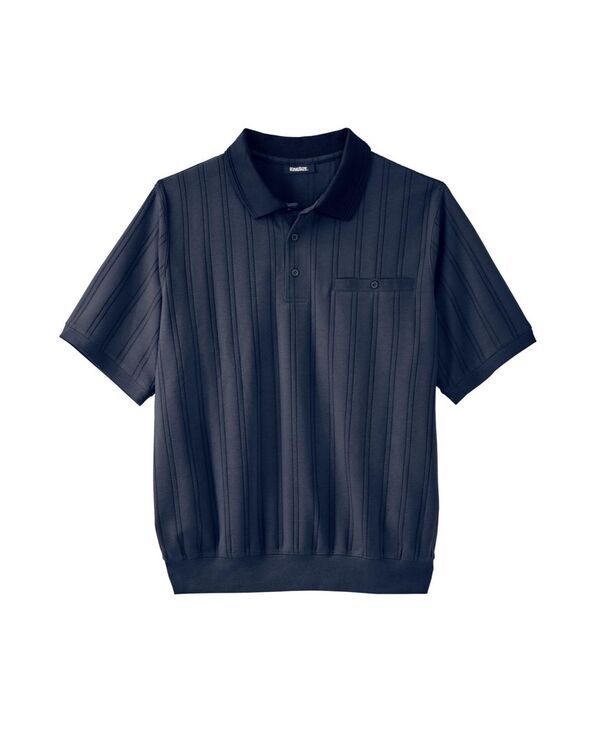 キングサイズ メンズ トップス ポロシャツ トール KingSize Big Tall No Tuck Polo Shirt Navy ネイビー