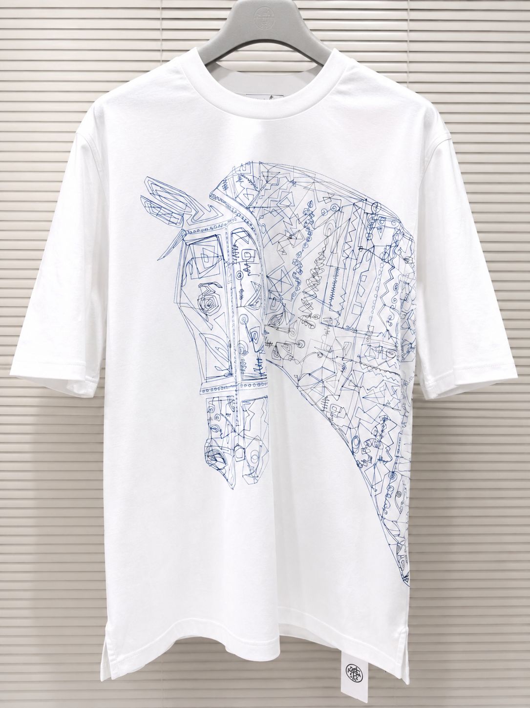 新品未使用HERMÈS Fragments Equestres Tシャツ メンズ L