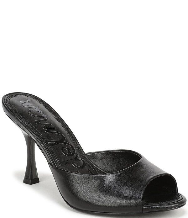 サムエデルマン レディース シューズ サンダル レザー Sam Edelman Jeanie Leather Dresslide Sandals Black ブラック
