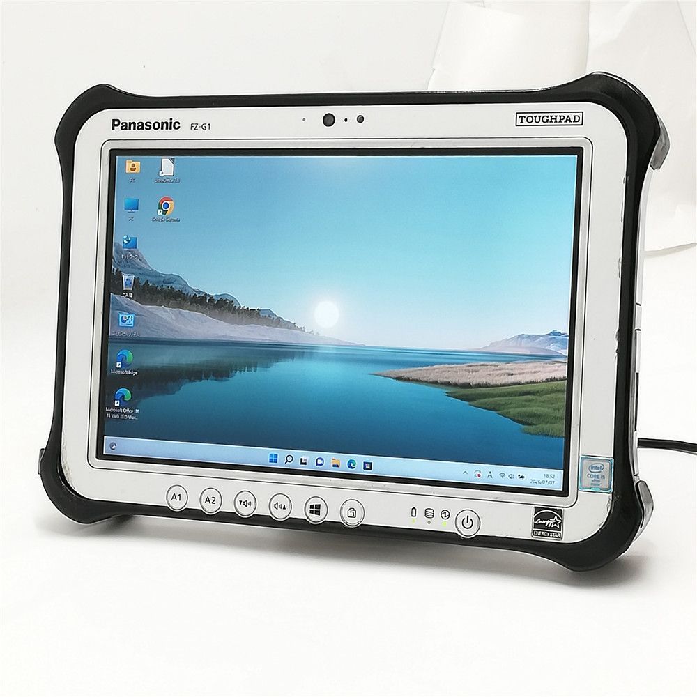 激安 Wi-Fi有 パナソニック 中古タブレット タフパッド FZ-G1R3001VJ Core i5 128GB 高速SSD 無線LAN カメラ Windows11 Office済 即使用可