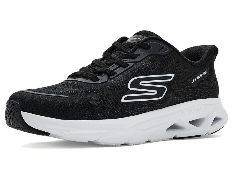 スケッチャーズ レディース シューズ スニーカー SKECHERS Glide Step Vortex Rapid Edge Slipins BlackWhite ホワイト
