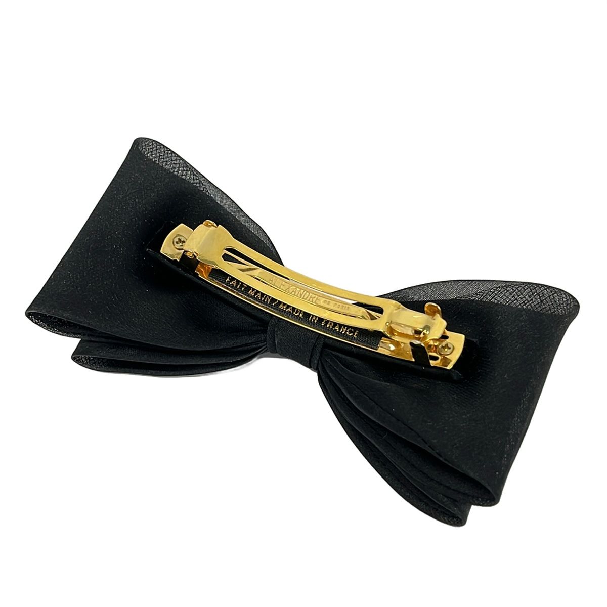 ALEXANDRE de PARIS(アレクサンドル ドゥ パリ) バレッタ美品 - 黒