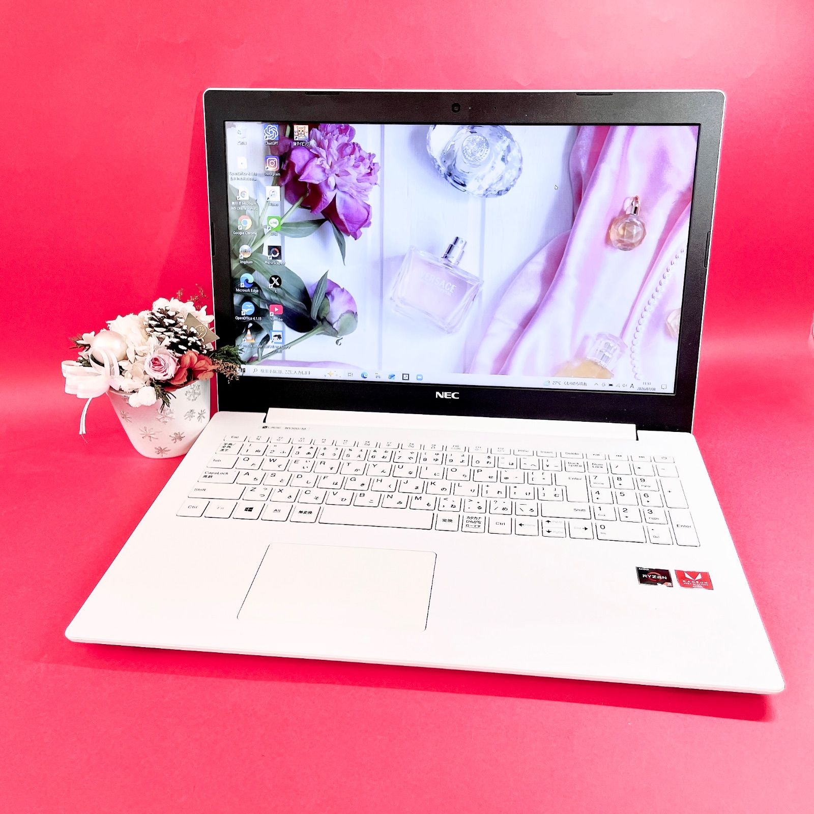 美品✨️NECノートPC SSD256GB✨️事務作業/在宅ワーク - メルカリ