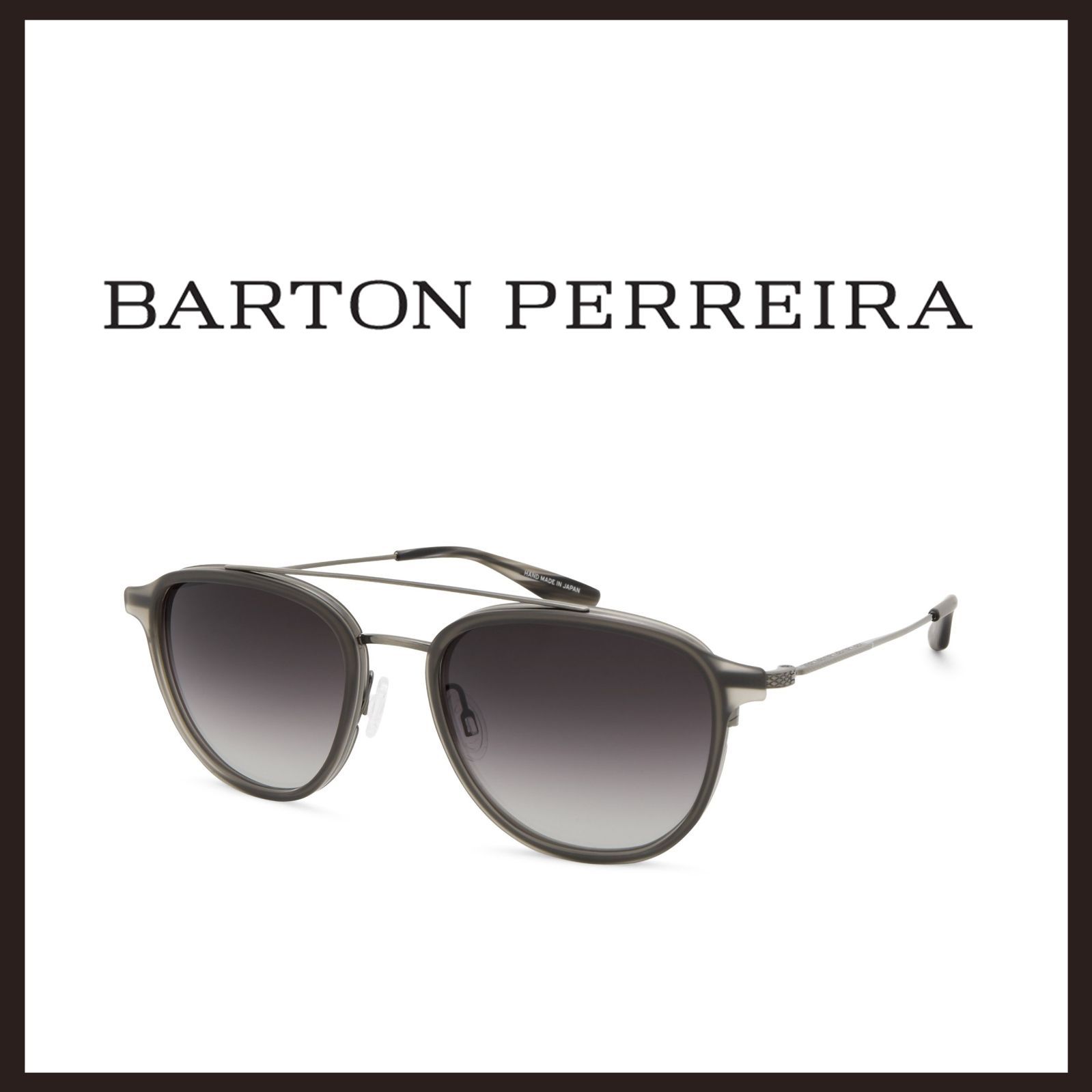 新品 未使用 バートンペレイラ コーティエ サングラス スモークグレー【BARTON PERREIRA】007コラボモデル ティアドロップシェイプ
