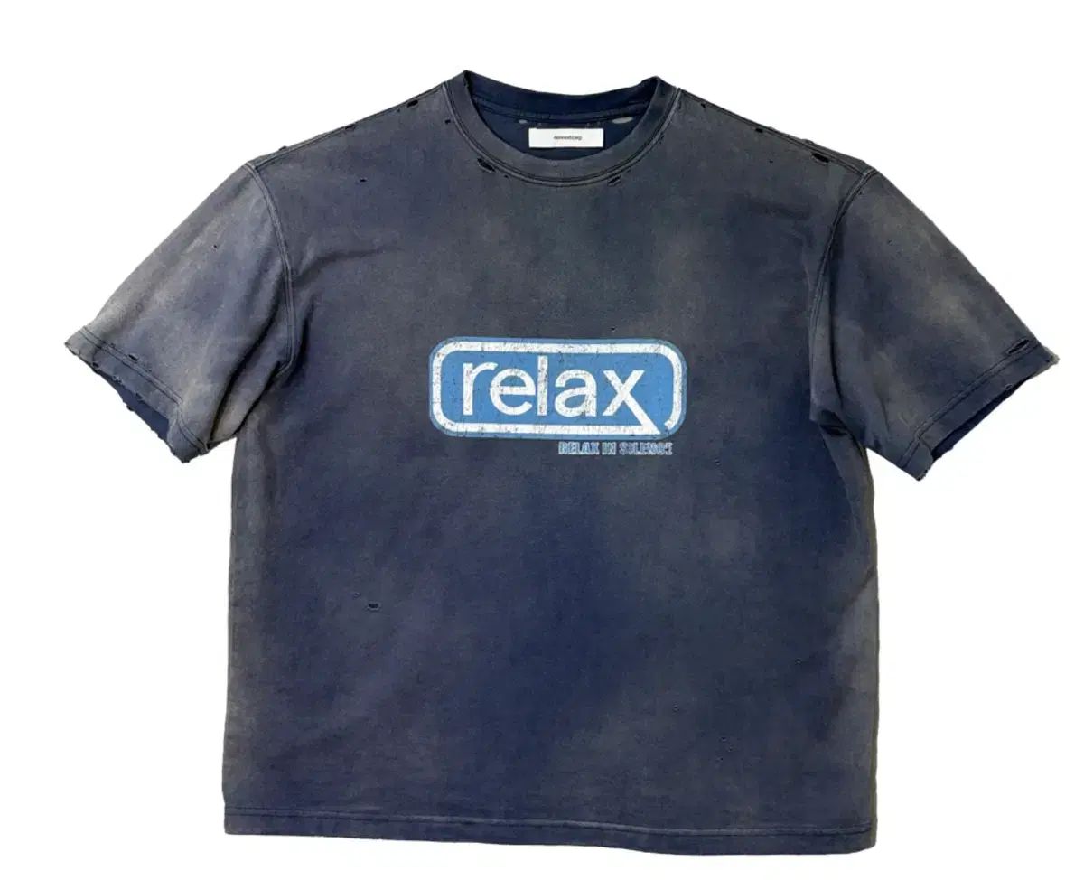 2サイズ / 1次配送 Nonnod リラックス Tシャツ ネイビー