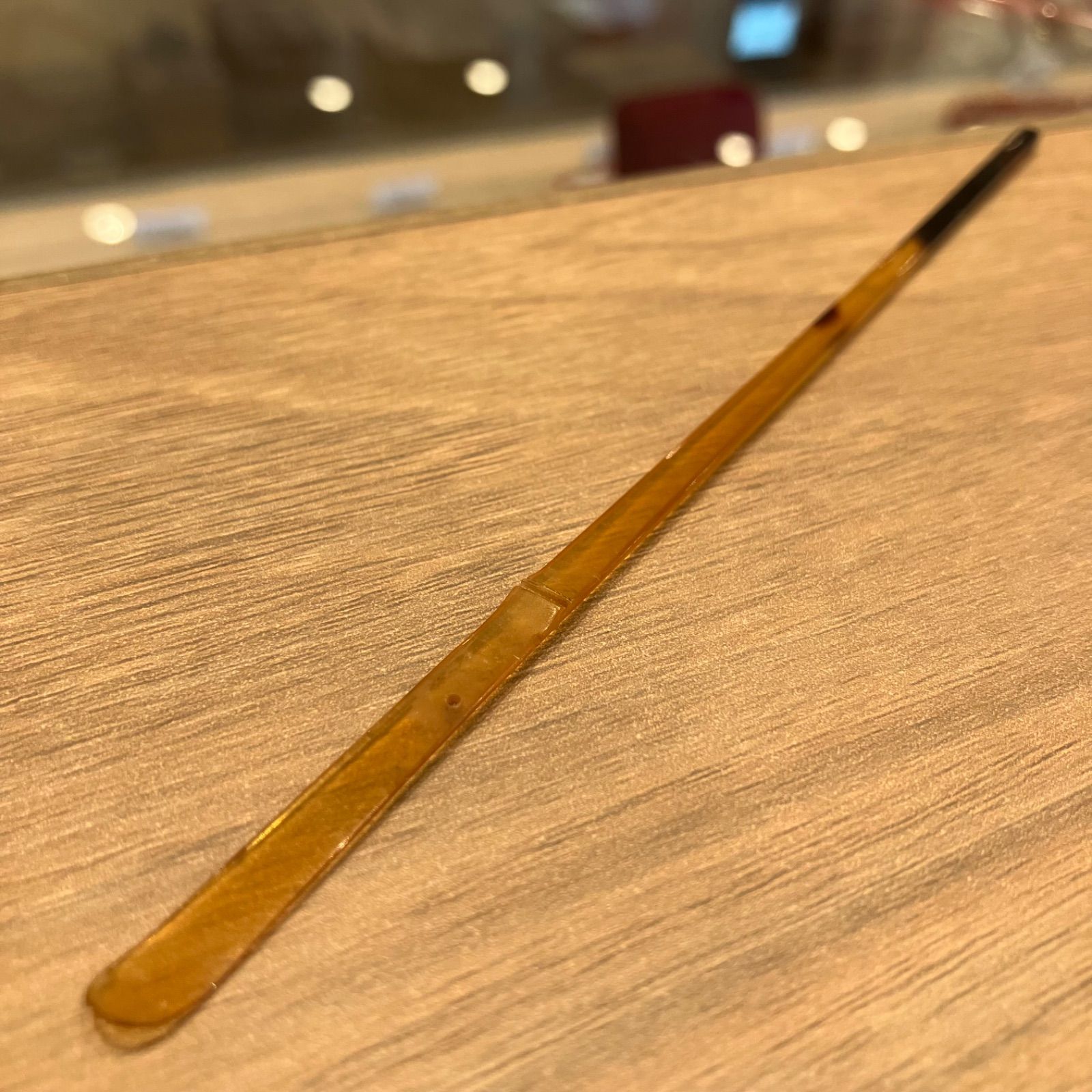 本べっ甲　竹節　茶杓　1g 新C8-0708☆