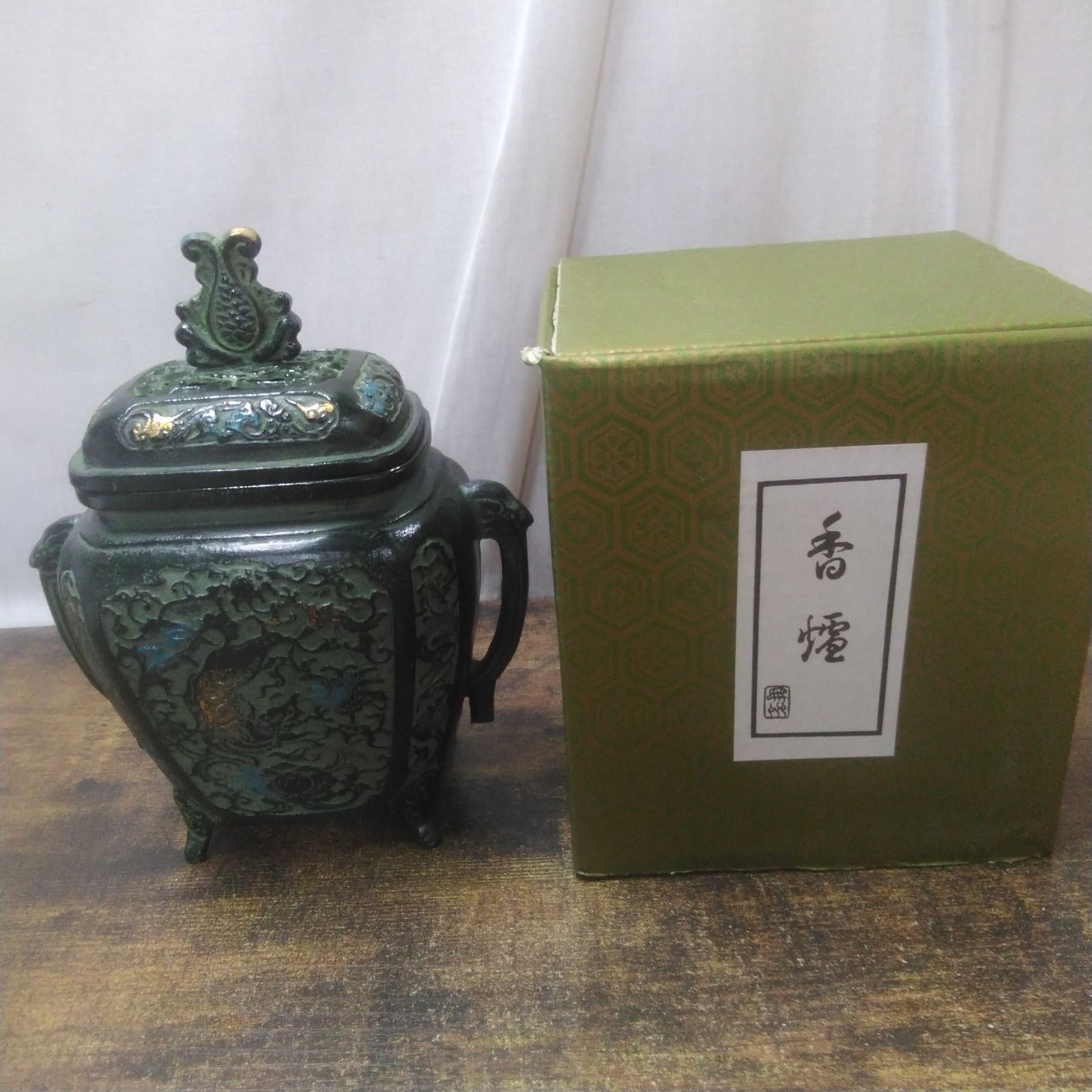 香炉 銅製 香炉 未使用品 箱付 長期保管品 Z494 - メルカリ