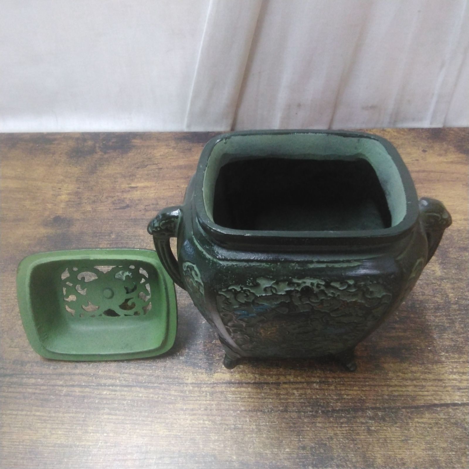 香炉 銅製 香炉 未使用品 箱付 長期保管品 Z494 - メルカリ