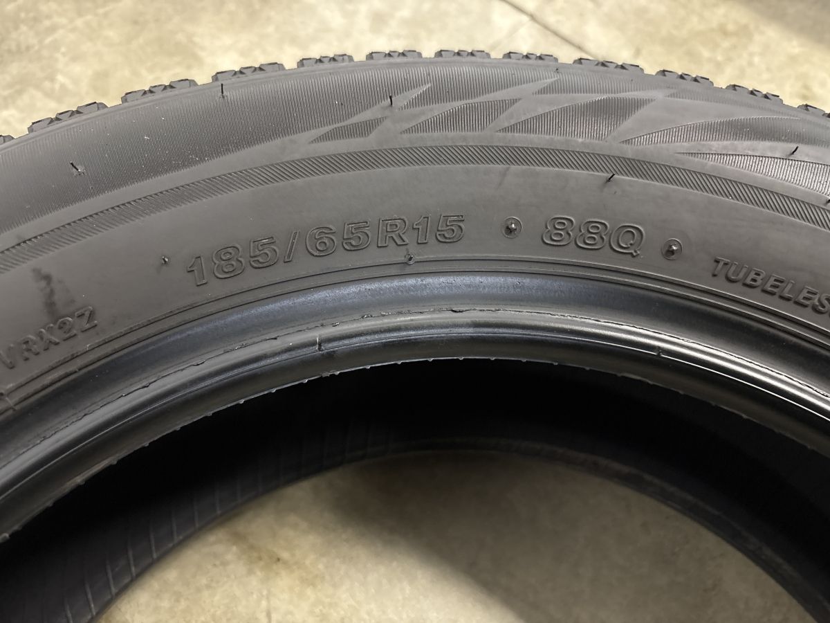 2本バリ溝】ブリヂストン ブリザックVRX2 185/65R15 4本 2024年製 