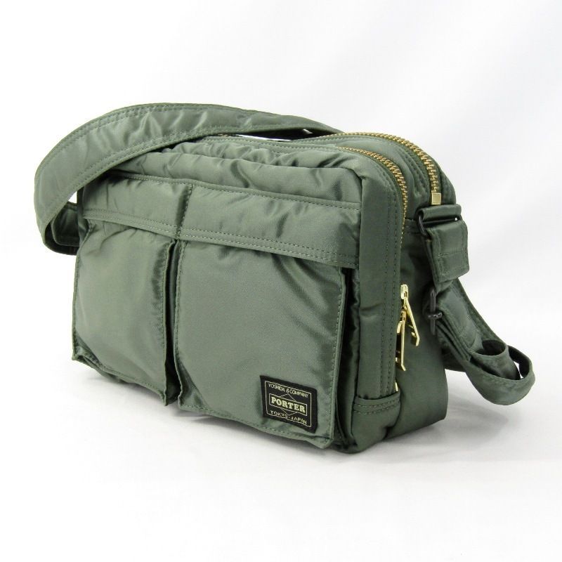 未使用 PORTER ポーター スリングバッグWジップ タンカー 622-15154