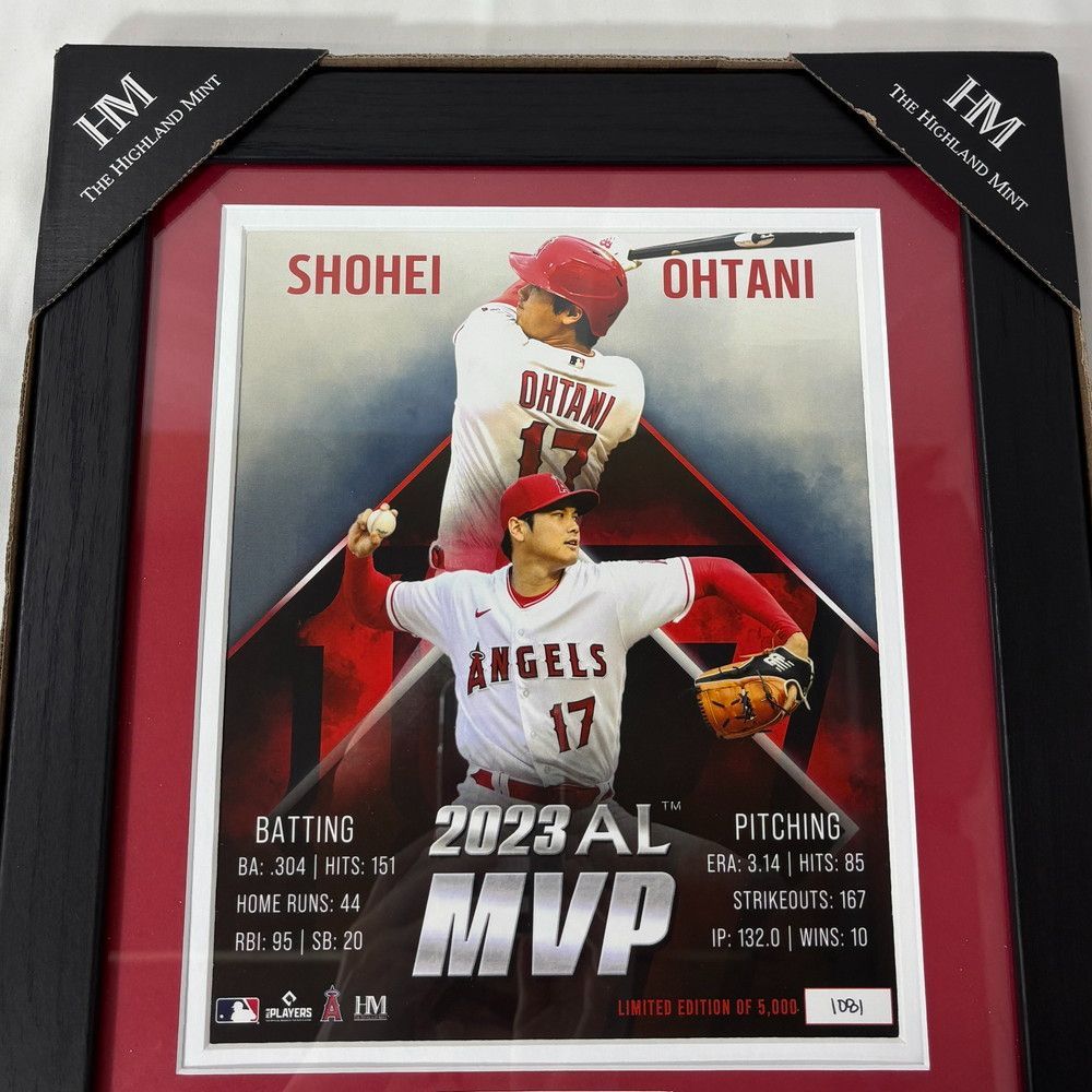 大谷翔平　2023 AL MVP受賞記念DXフォトミント ◇大谷翔平選手 2023 AL MVP記念フォトミント 727 - メルカリ