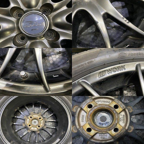 PIRELLI POWERGY 165/55R15】夏タイヤ【WORK STEEZ NICROSS ニクロス 