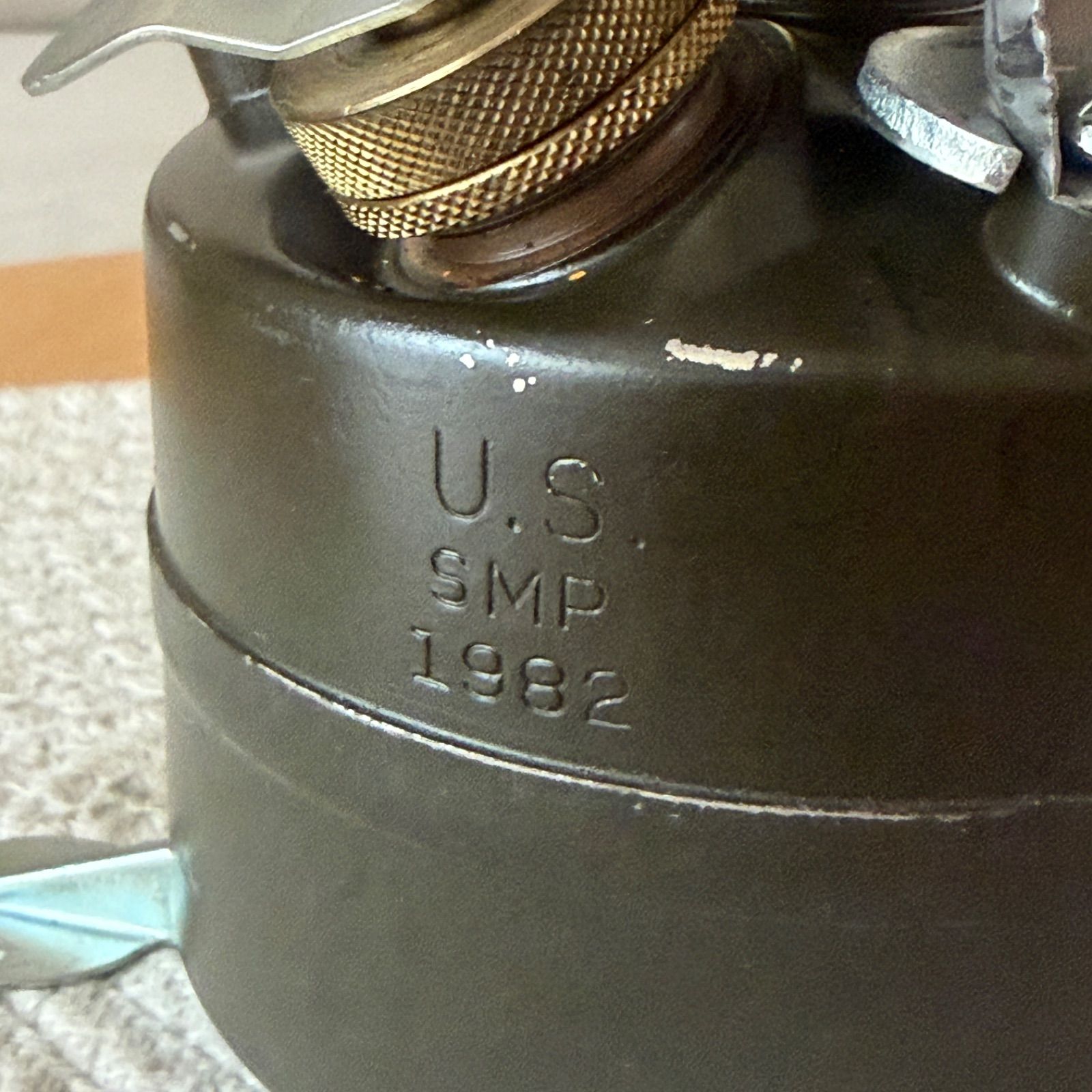 美品】SMP社製 米軍 GIストーブ M1950 アルミケース 1982年製 軍用