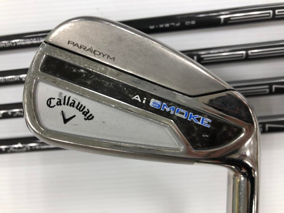 キャロウェイ　PARADYM Ai SMOKE　TENSEI 50 for Callaway(Ai SMOKE)　Rフレックス　アイアンセット　中古　ゴルフドゥ！NEXTグローボ蘇我店【最短即日発送】