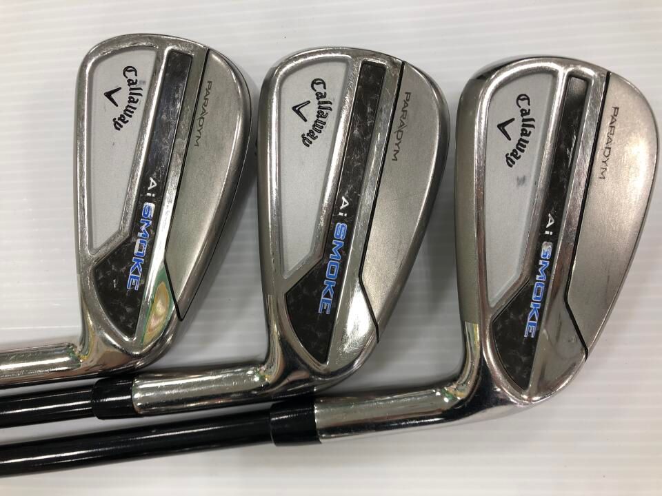 キャロウェイ　PARADYM Ai SMOKE　TENSEI 50 for Callaway(Ai SMOKE)　Rフレックス　アイアンセット　中古　ゴルフドゥ！NEXTグローボ蘇我店【最短即日発送】
