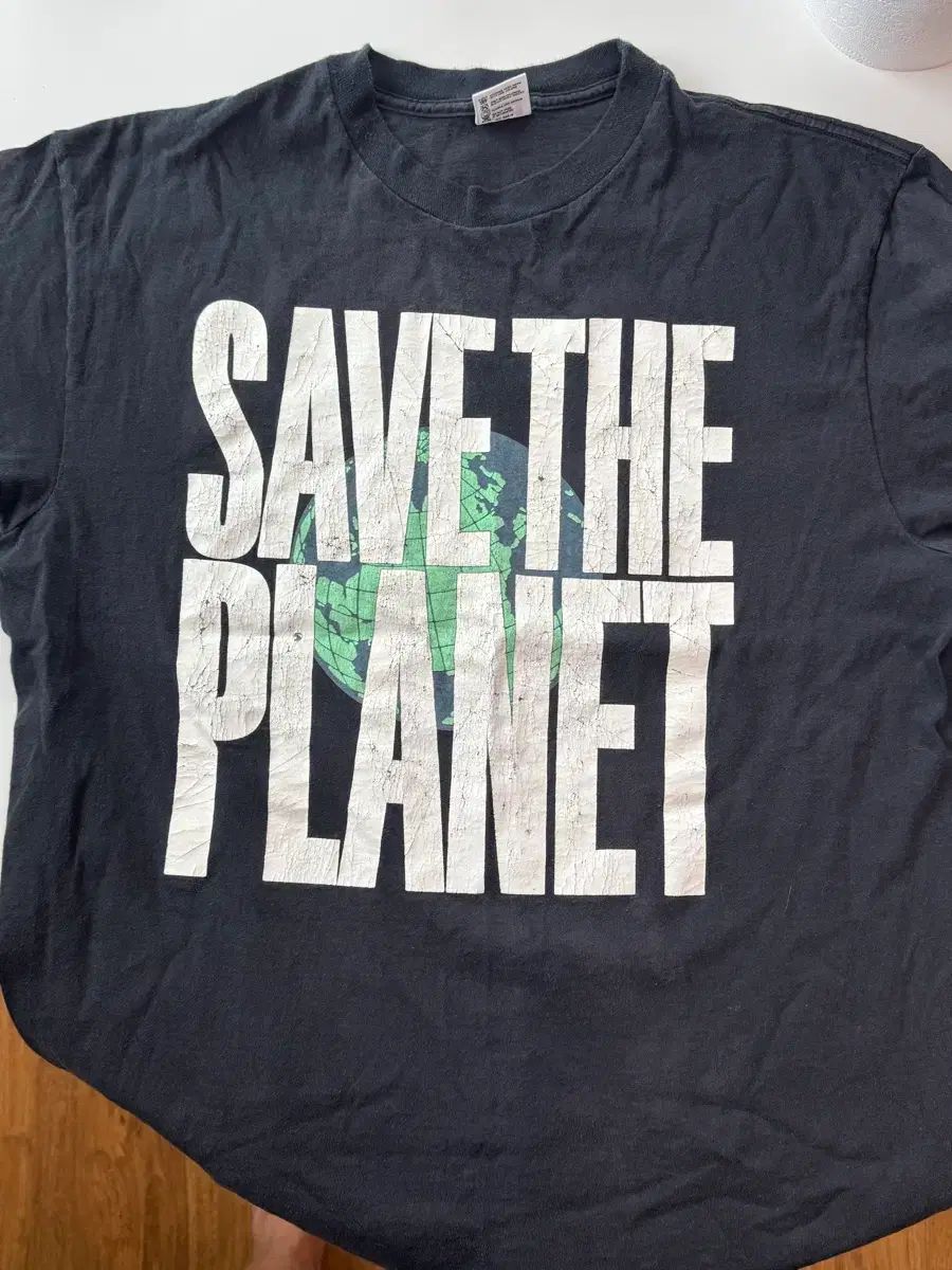 セーブ・ザ・プラネット 半袖Tシャツ ヴィンテージTシャツ