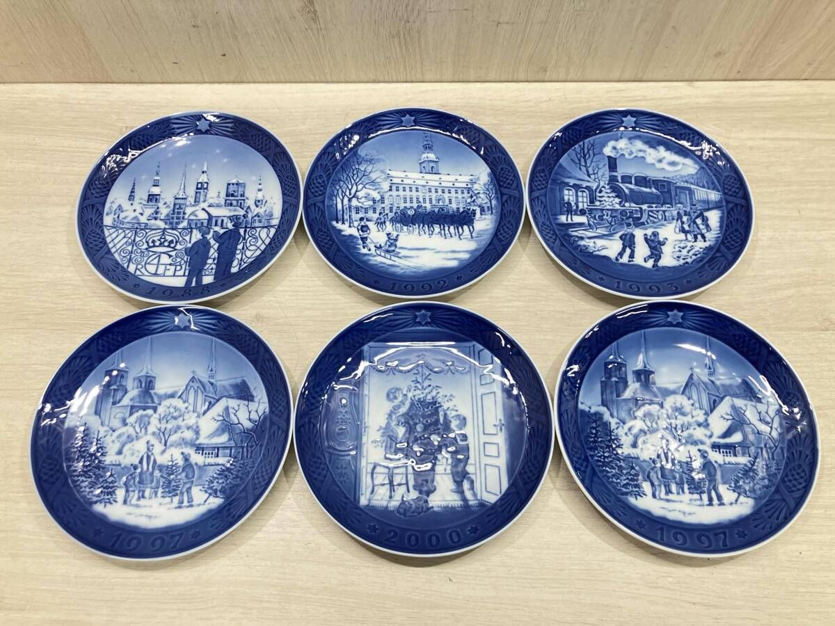 ROYALCOPENHAGEN ロイヤルコペンハーゲン イヤープレート 6枚セット