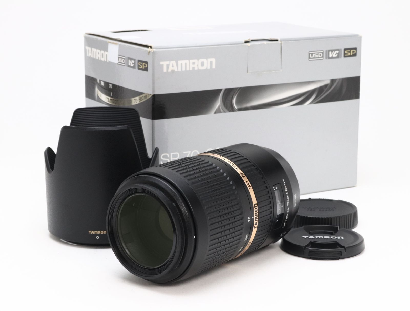 AA- (極上品) TAMRON タムロン SP 70-300mm F4-5.6 Di VC USD A005 キヤノン用 初期不良返品対応 77-33