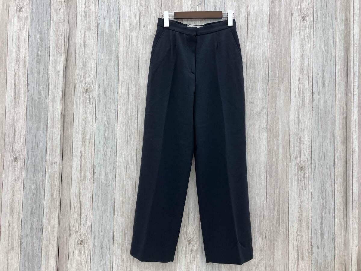 Max Mara／マックスマーラー／パンツ／イタリア製／36／レディース／ウール／ブラック