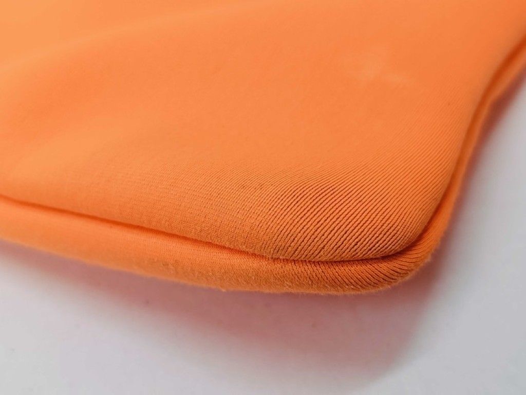 HERMES エルメス ポーチ BAIN フラットポーチ オレンジ系 キャンバス