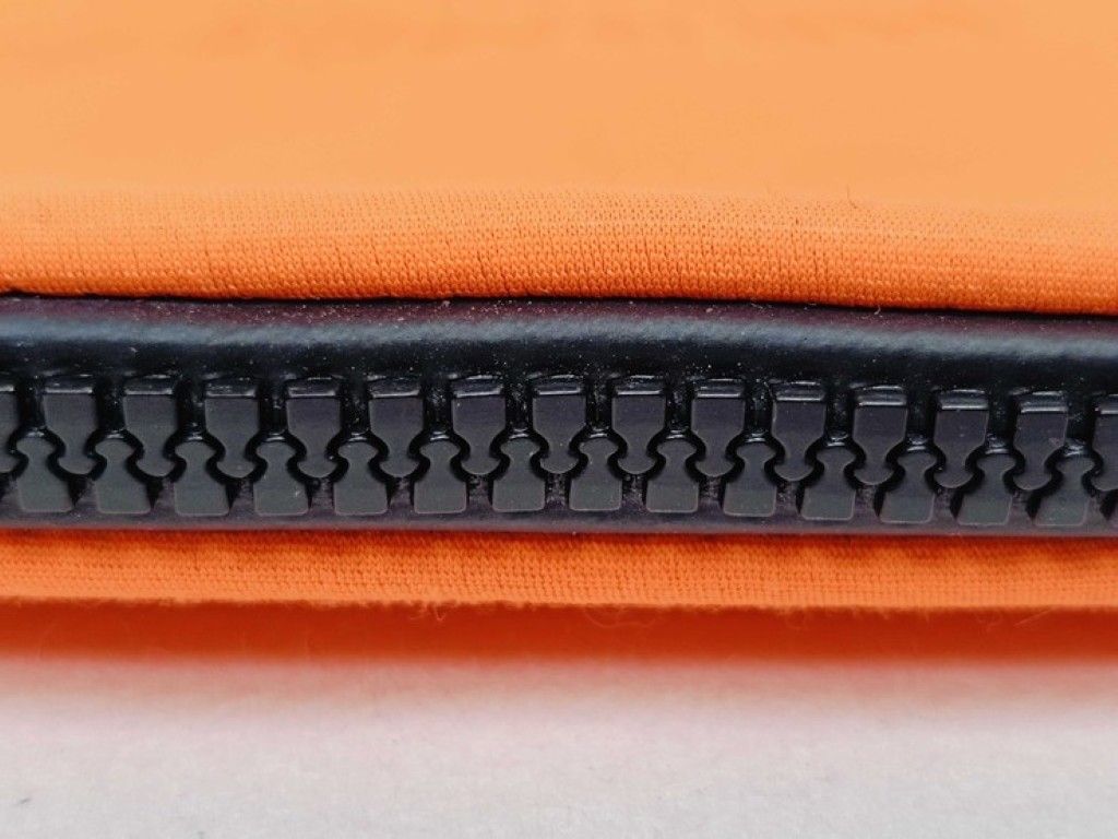 HERMES エルメス ポーチ BAIN フラットポーチ オレンジ系 キャンバス