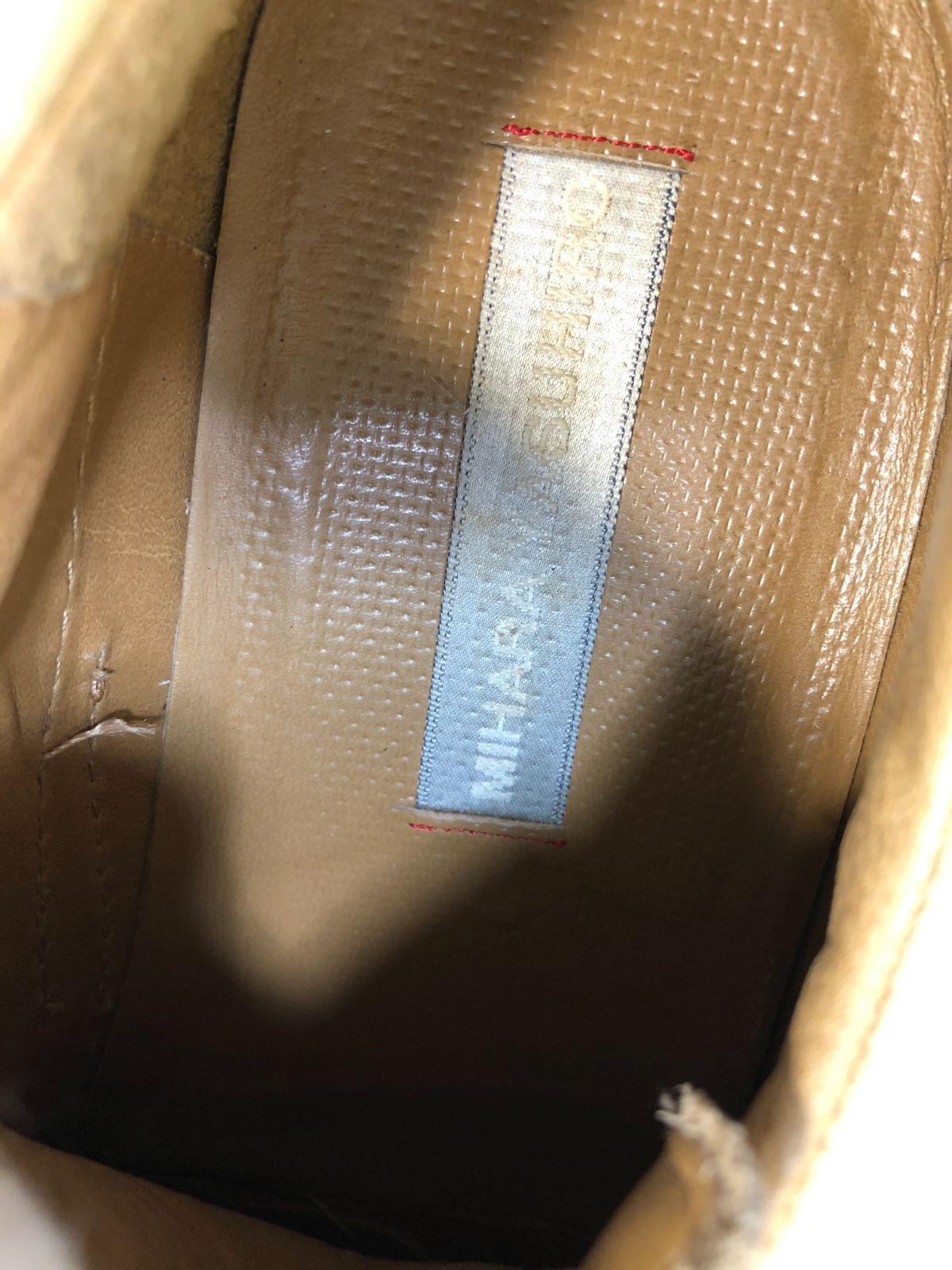 527080 MIHARA YASUHIRO レザー スニーカー 26cm シューズ ミハラ